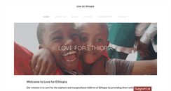 Desktop Screenshot of loveforethiopia.org