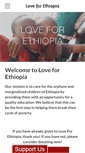 Mobile Screenshot of loveforethiopia.org